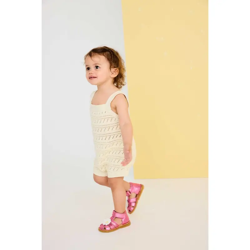 Bisgaard Pink Metallic Kaia Sandal 8