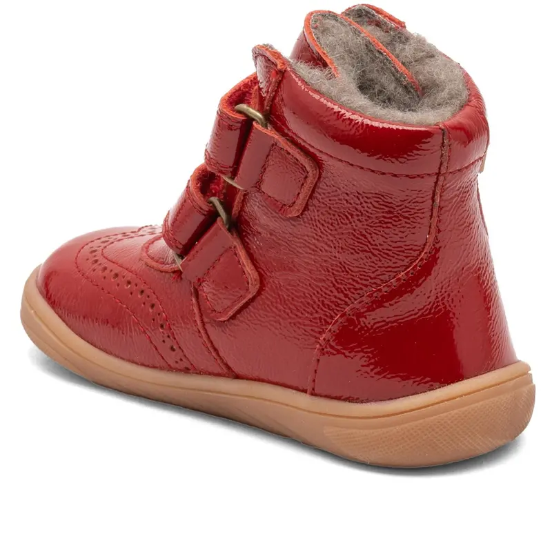 Bisgaard Red Patent Barefoot Philine Tex Støvle 5