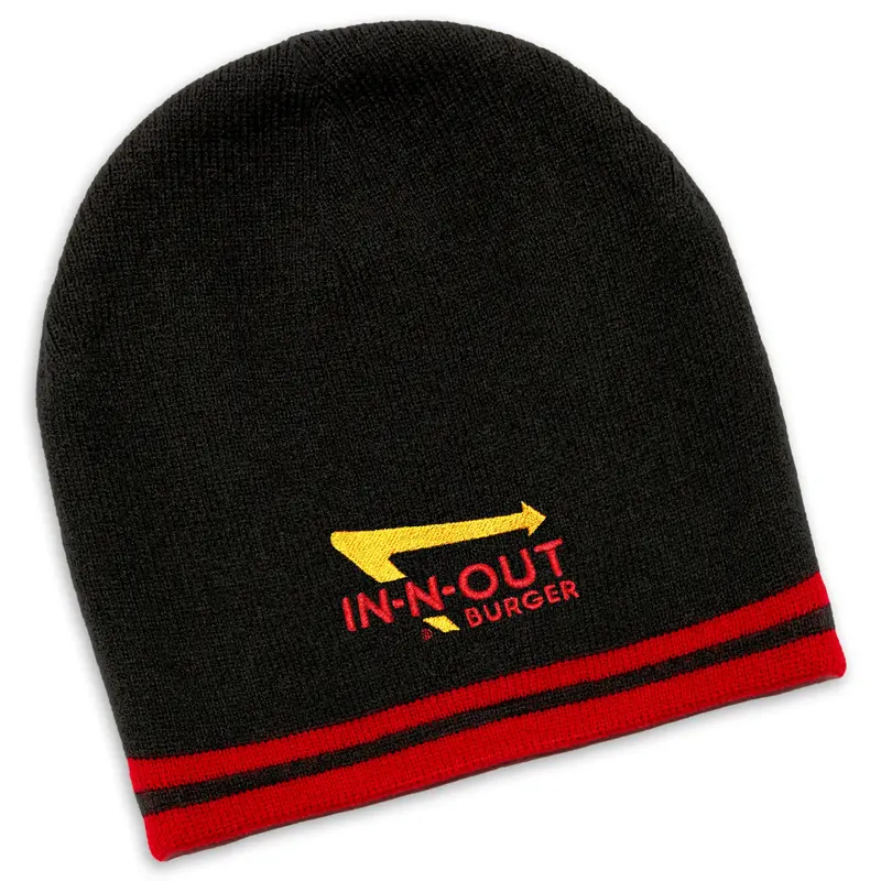 Black And Red Beanie 1