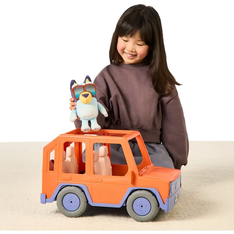 Bluey Big Heeler Bil 4Wd Med Bamse 2