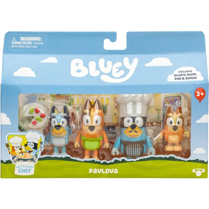 Bluey Figur 4-Pak Dessert Time Pavlova 1