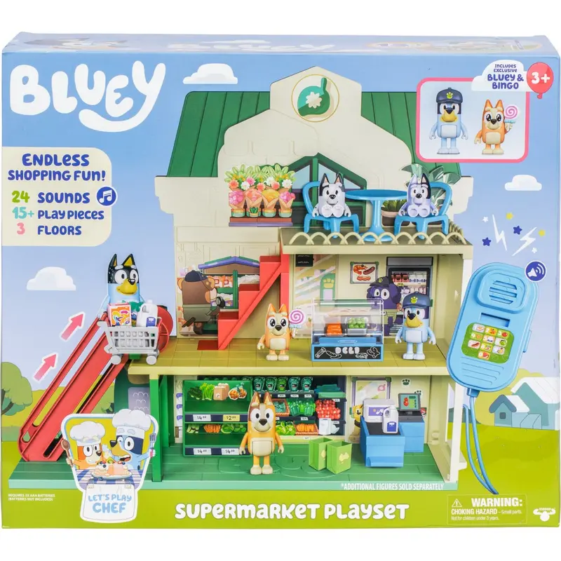 Bluey Supermarked Playset 1