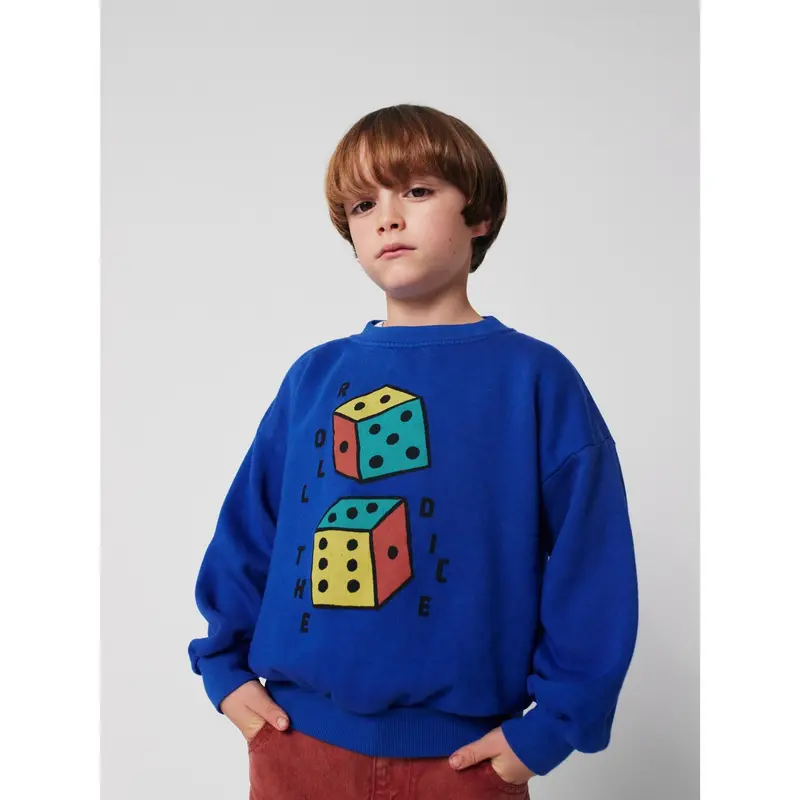Bobo Choses Blue Roll The Dice Sweatshirt 3