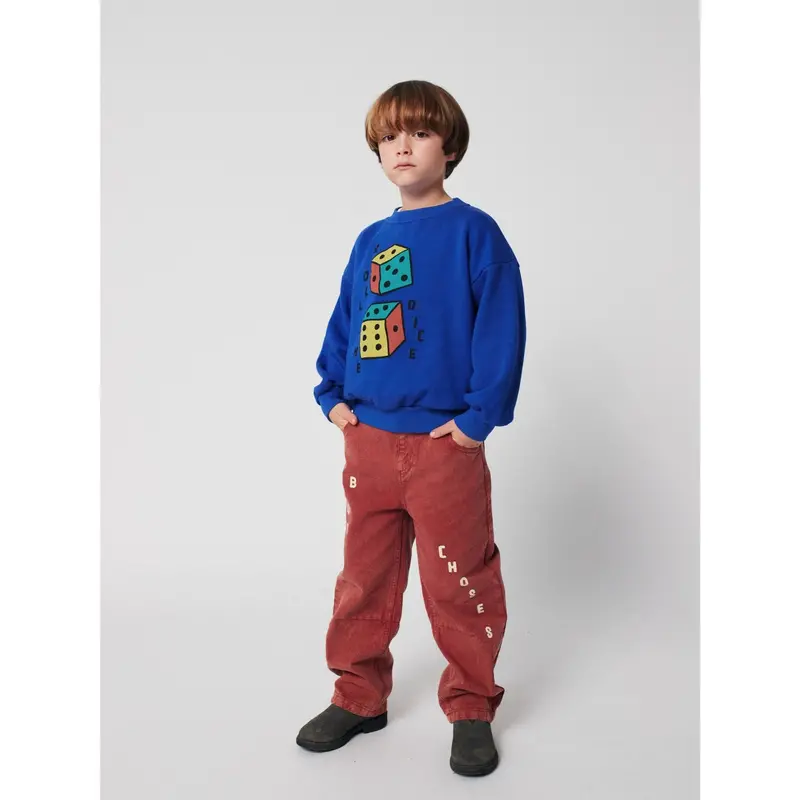 Bobo Choses Blue Roll The Dice Sweatshirt 4
