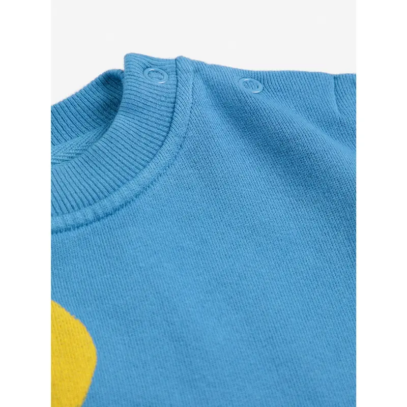 Bobo Choses Blue Striped Duck Sweatshirt 3