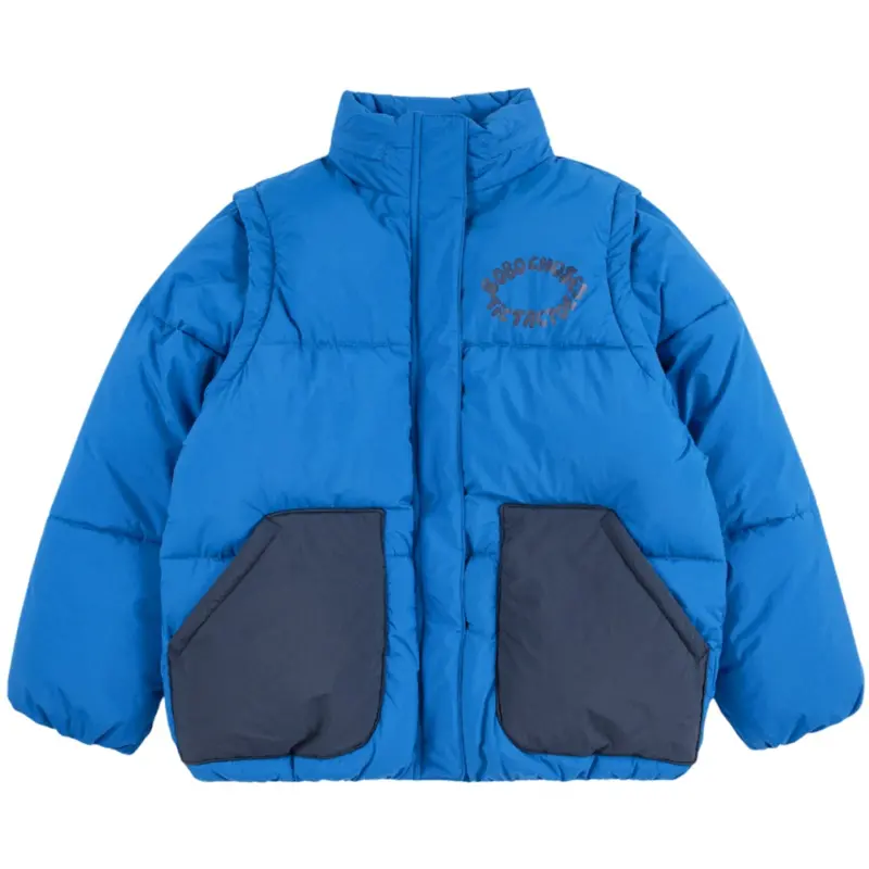 Bobo Choses Blue Tic Tac Toe Vatteret Anorak 1