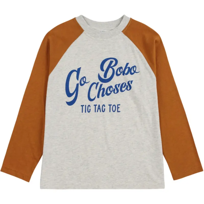 Bobo Choses Brown Go Bobo Ranglan Ærmer Bluse 1