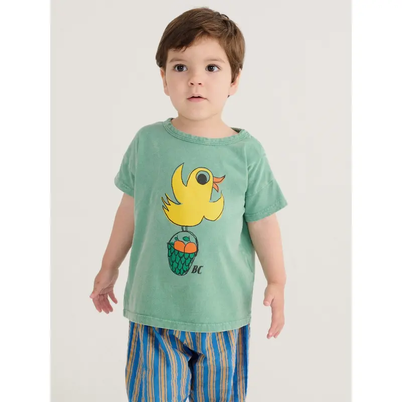 Bobo Choses Green Flying Oranges T-Shirt 2