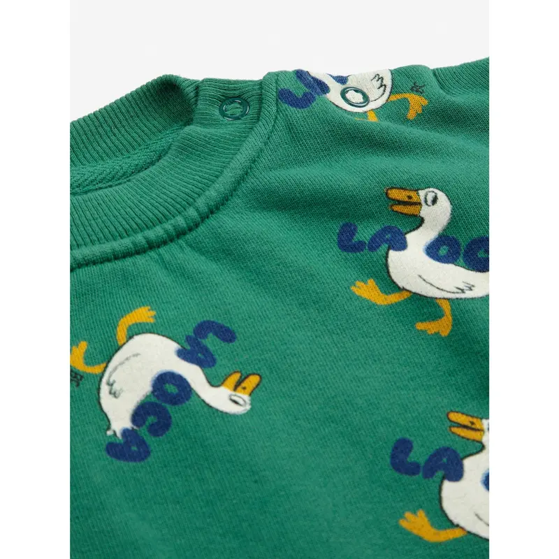 Bobo Choses Green La Oca All Over Sweatshirt 2