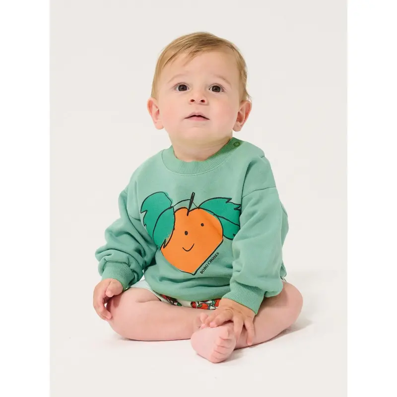 Bobo Choses Green Tangerine Sweatshirt 2