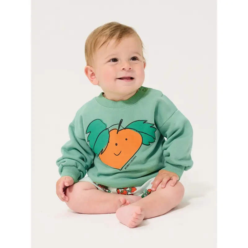 Bobo Choses Green Tangerine Sweatshirt 3