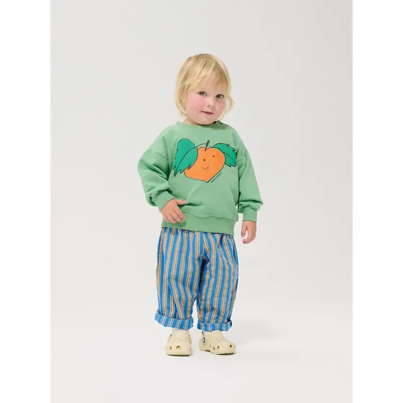 Bobo Choses Green Tangerine Sweatshirt 4