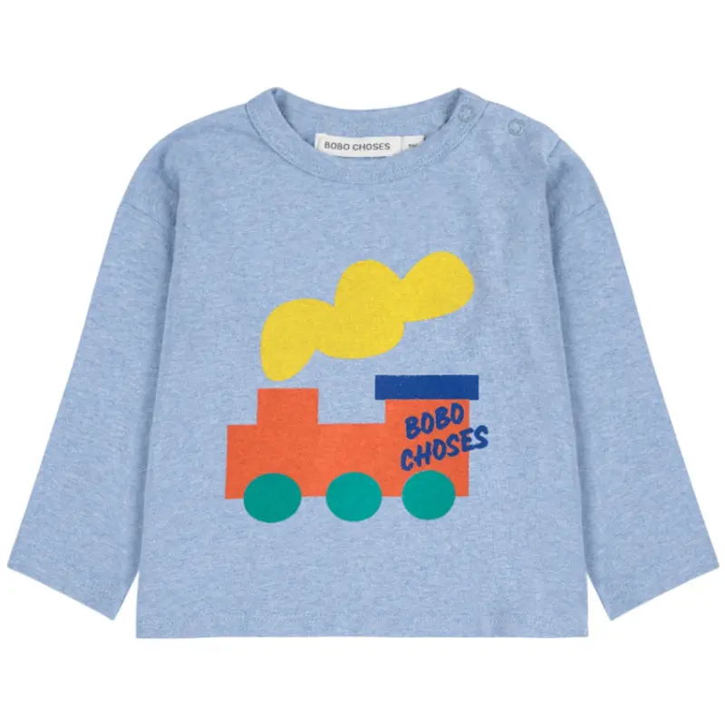 Bobo Choses Light Blue Bobo Choo Choo Bluse 1