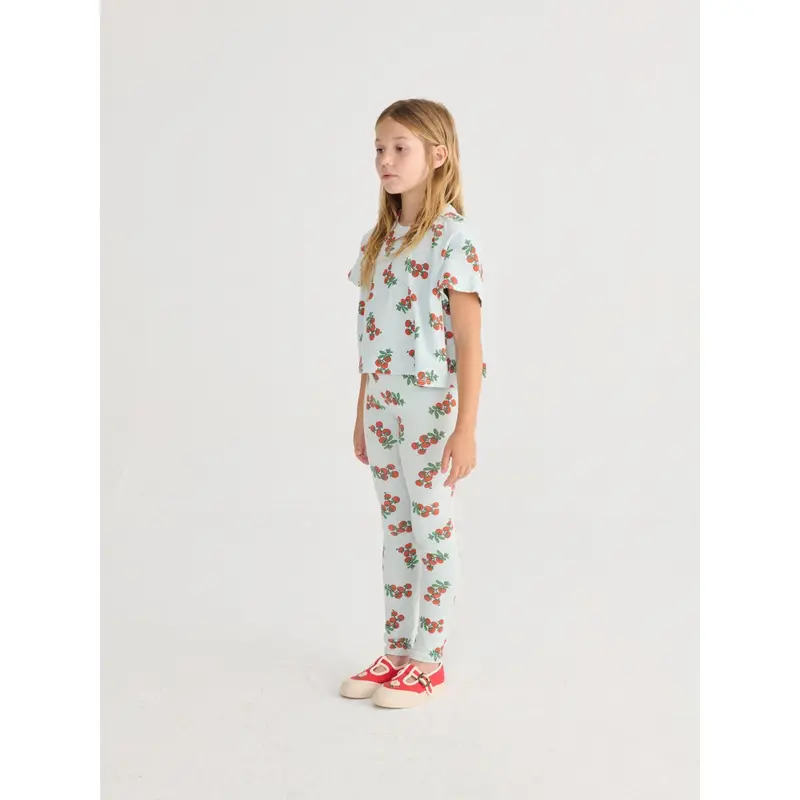 Bobo Choses Light Blue Juicy Tomatoes All Over Leggings 3