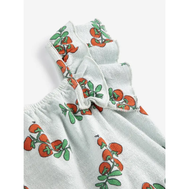 Bobo Choses Light Blue Juicy Tomatoes All Over Ruffled Kjole 4