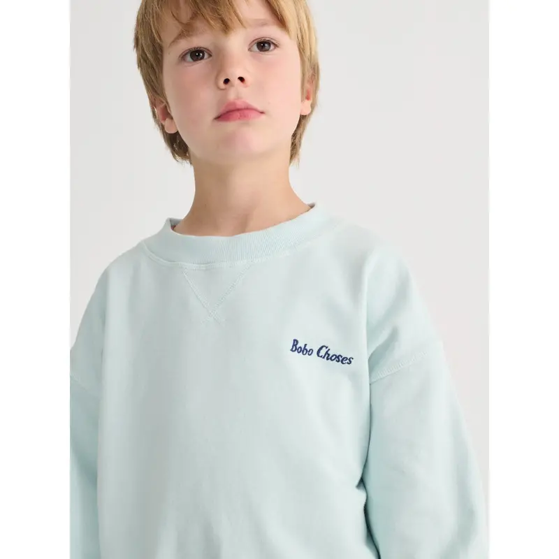Bobo Choses Light Blue Mr Pickles Sweatshirt 4