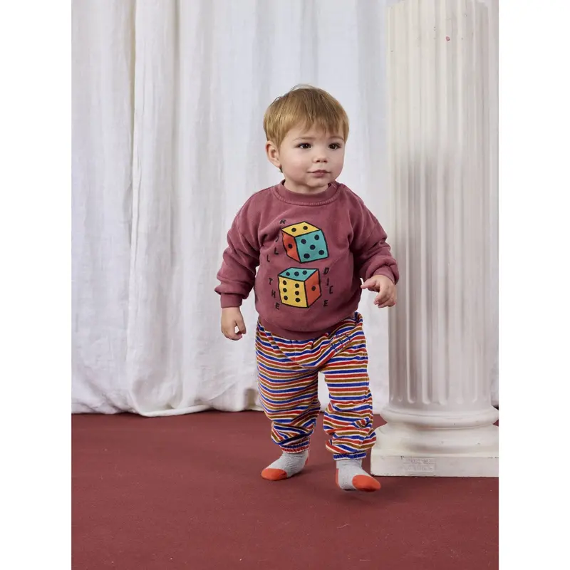Bobo Choses Light Heather Grey Doggy Mate Kort Strømper 2