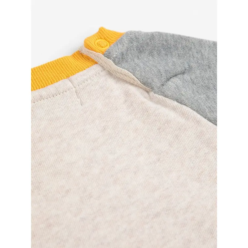 Bobo Choses Light Heather Grey Lucky Clover Sweatshirt 3