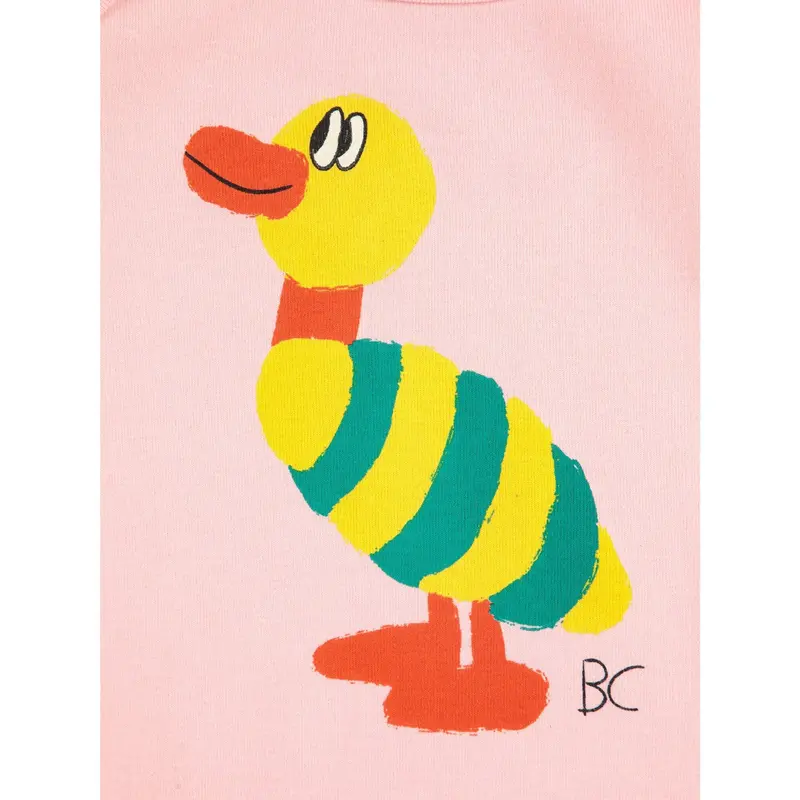 Bobo Choses Light Pink Stripped Duck Body 5