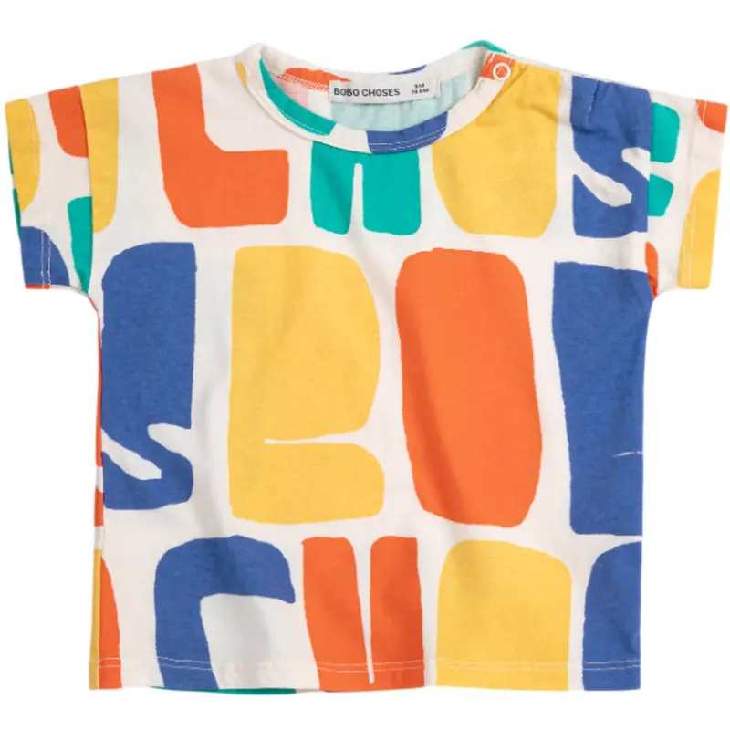 Bobo Choses Multicolor Bobo Choses Farve All Over T-Shirt 1