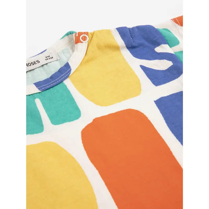 Bobo Choses Multicolor Bobo Choses Farve All Over T-Shirt 4