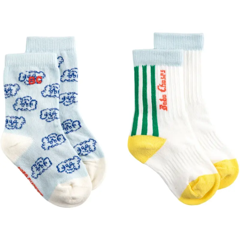 Bobo Choses Multicolor Bobo Choses Kort Strømper Pak X 2 1