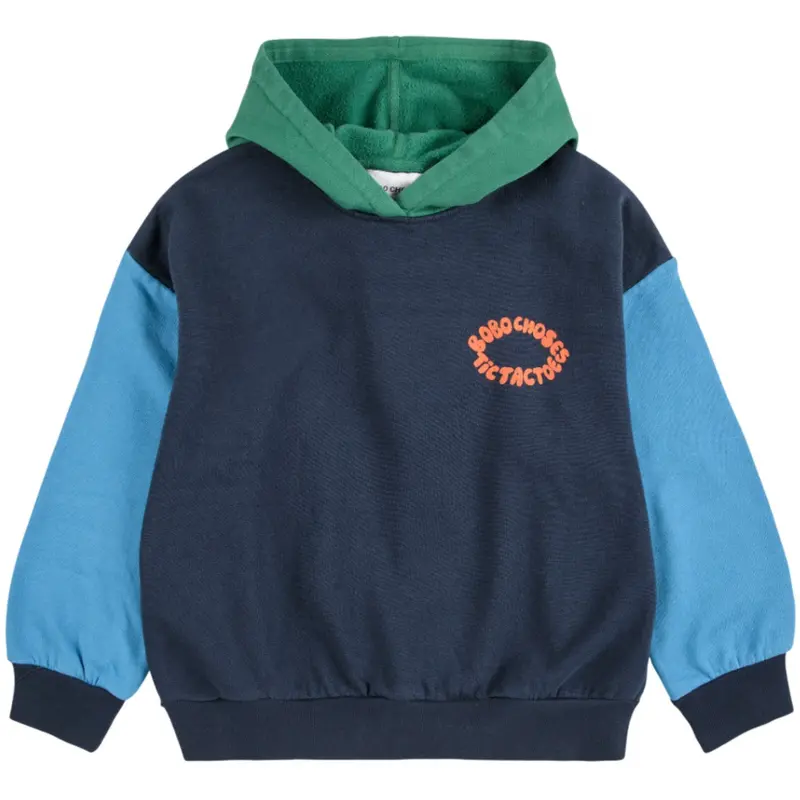 Bobo Choses Multicolor Tic Tac Toe Farve Block Hættetrøje 1