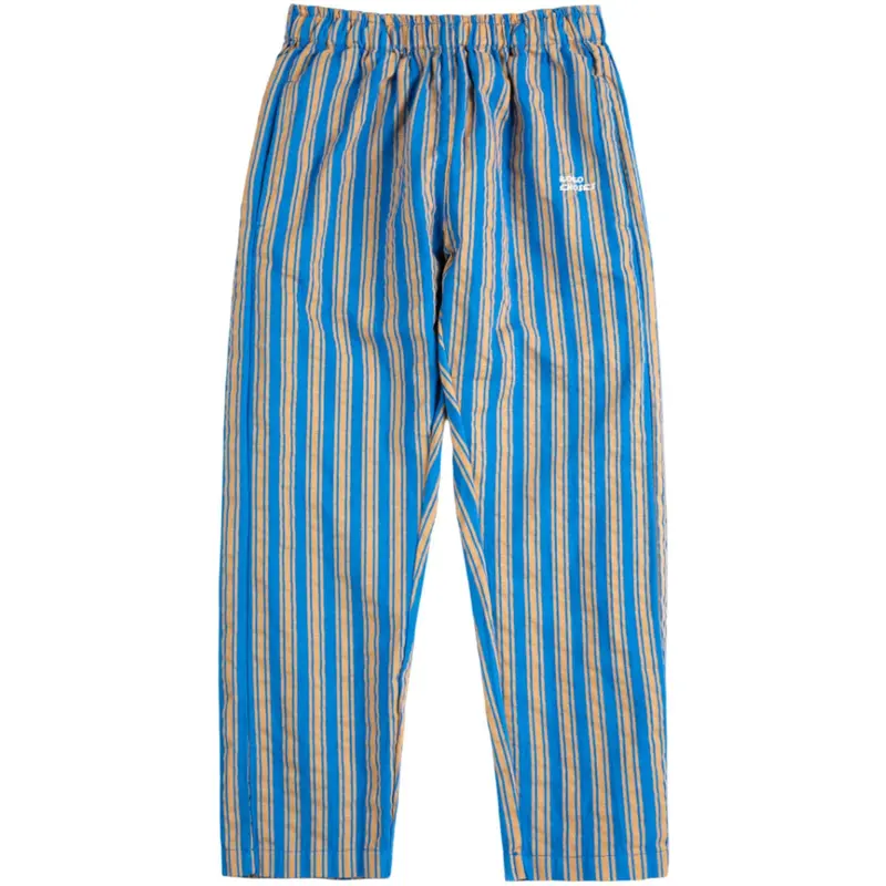 Bobo Choses Navy Blue New Hairline Woven Bukser 1