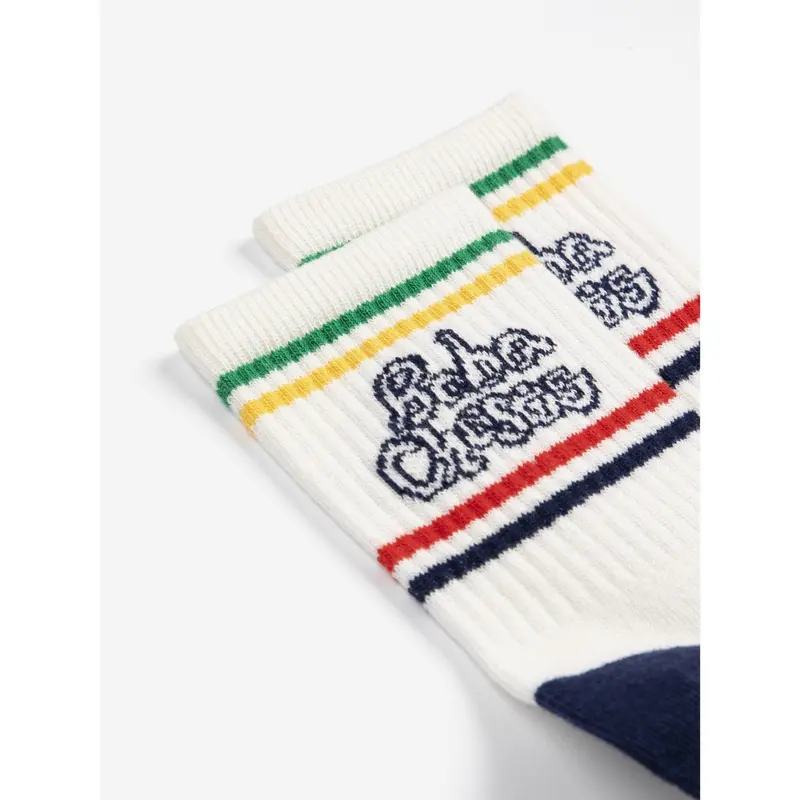 Bobo Choses Offwhite Bobo Choses By Hand Kort Strømper 3