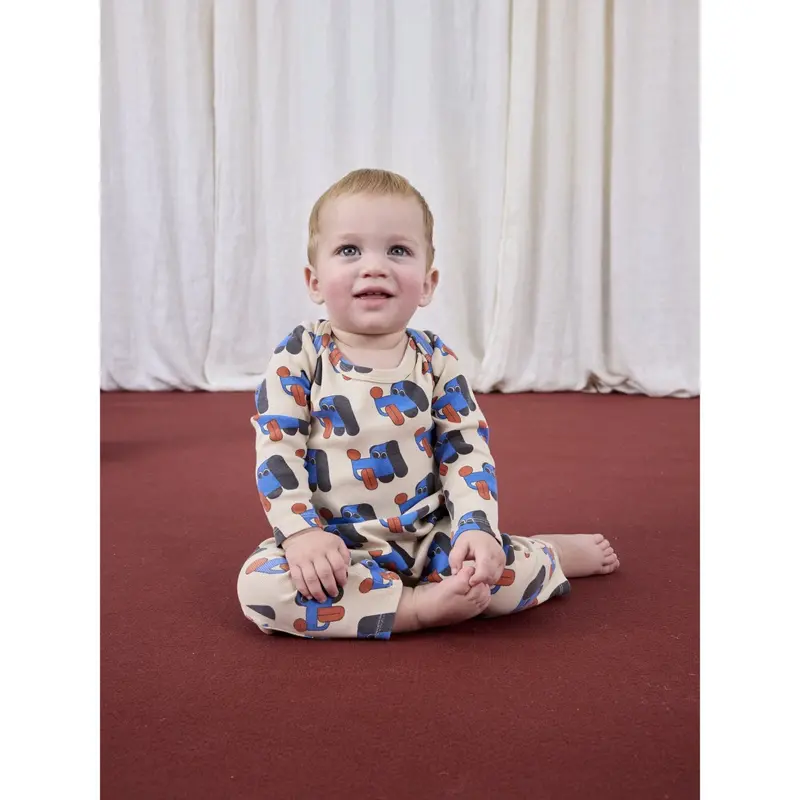 Bobo Choses Offwhite Doggy Mate All Over Leggings 3