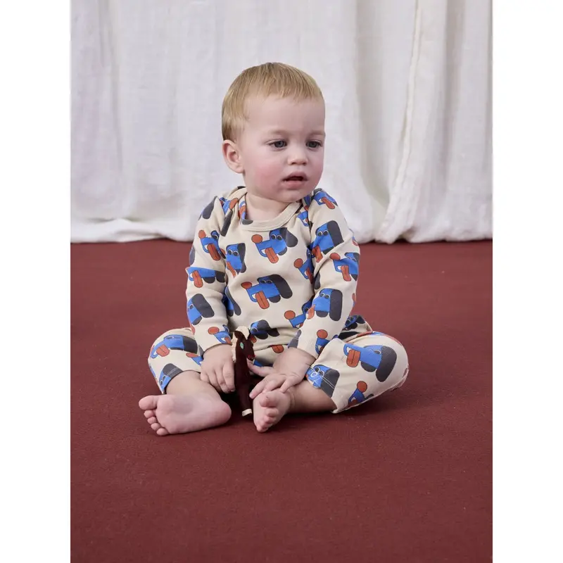 Bobo Choses Offwhite Doggy Mate All Over Leggings 4