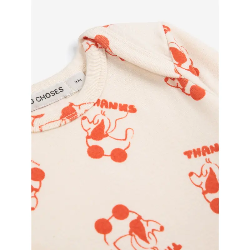 Bobo Choses Offwhite Rolling Dog All Over Overall 2