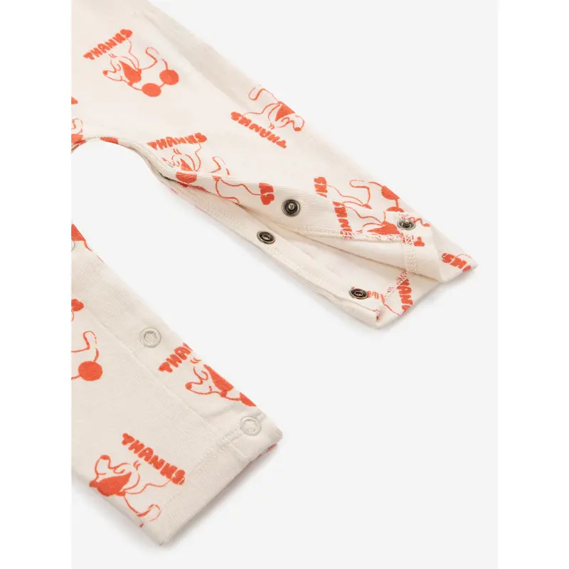 Bobo Choses Offwhite Rolling Dog All Over Overall 3