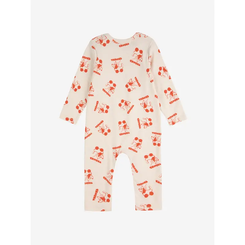 Bobo Choses Offwhite Rolling Dog All Over Overall 5