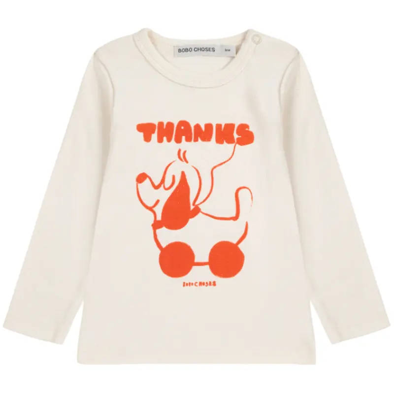 Bobo Choses Offwhite Rolling Dog Bluse 1