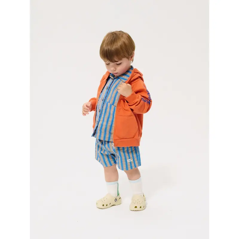 Bobo Choses Orange New Hairline Woven Shorts 3