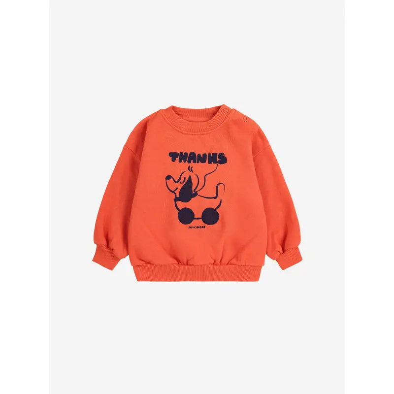 Bobo Choses Orange Rolling Dog Fleece Sæt 3