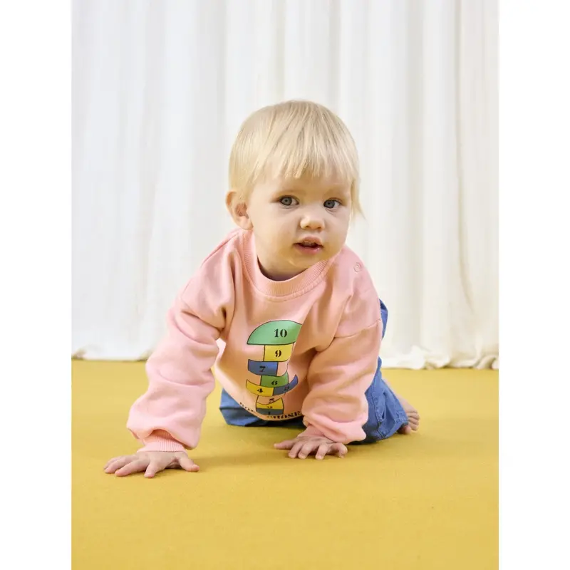 Bobo Choses Pink Hopscotch Sweatshirt 4