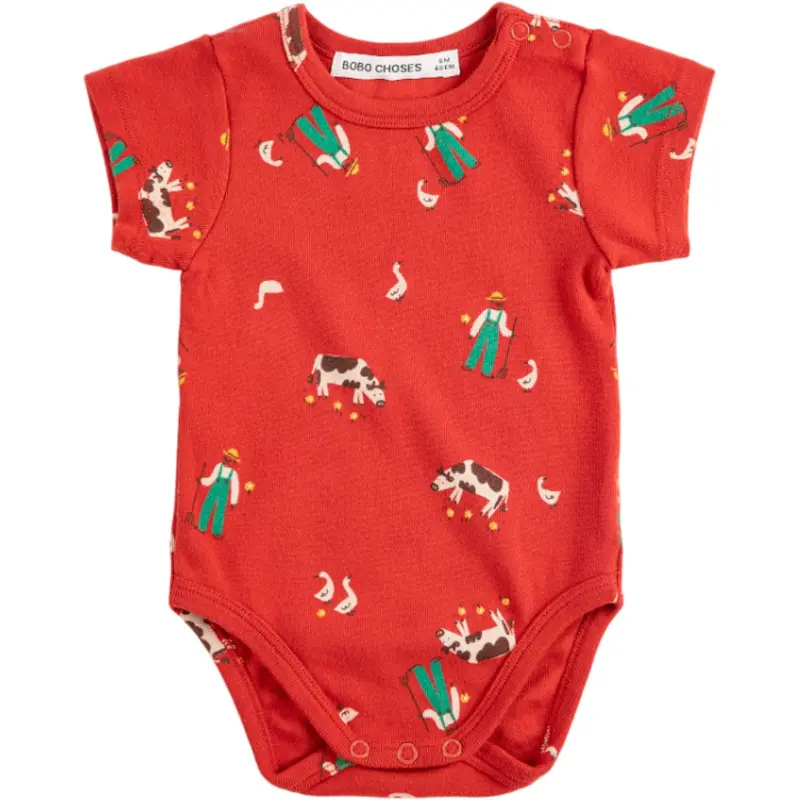 Bobo Choses Red Farm Adventure All Over Body 1