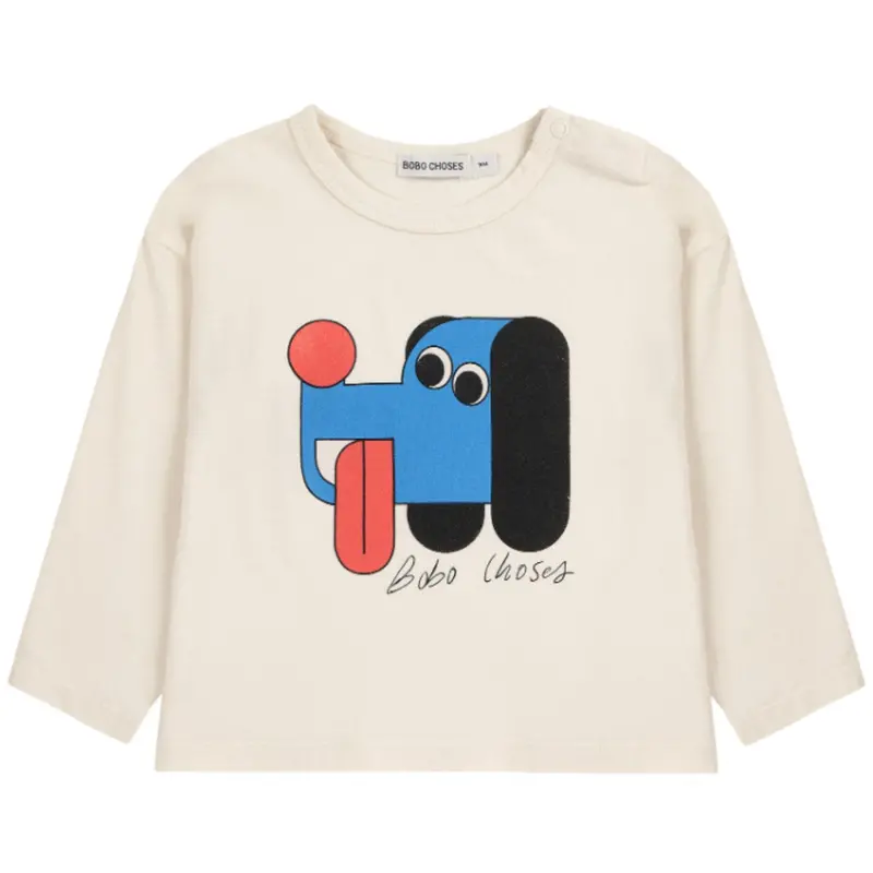 Bobo Choses White Doggy Mate Bluse 1