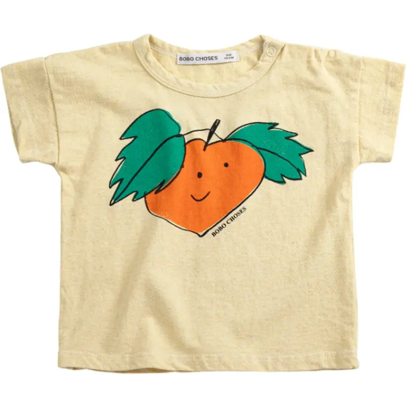Bobo Choses Yellow Curious Turnip T-Shirt 1