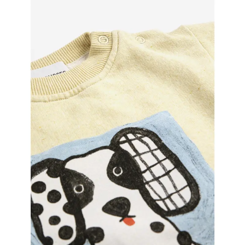 Bobo Choses Yellow Van Dog Sweartshirt 4