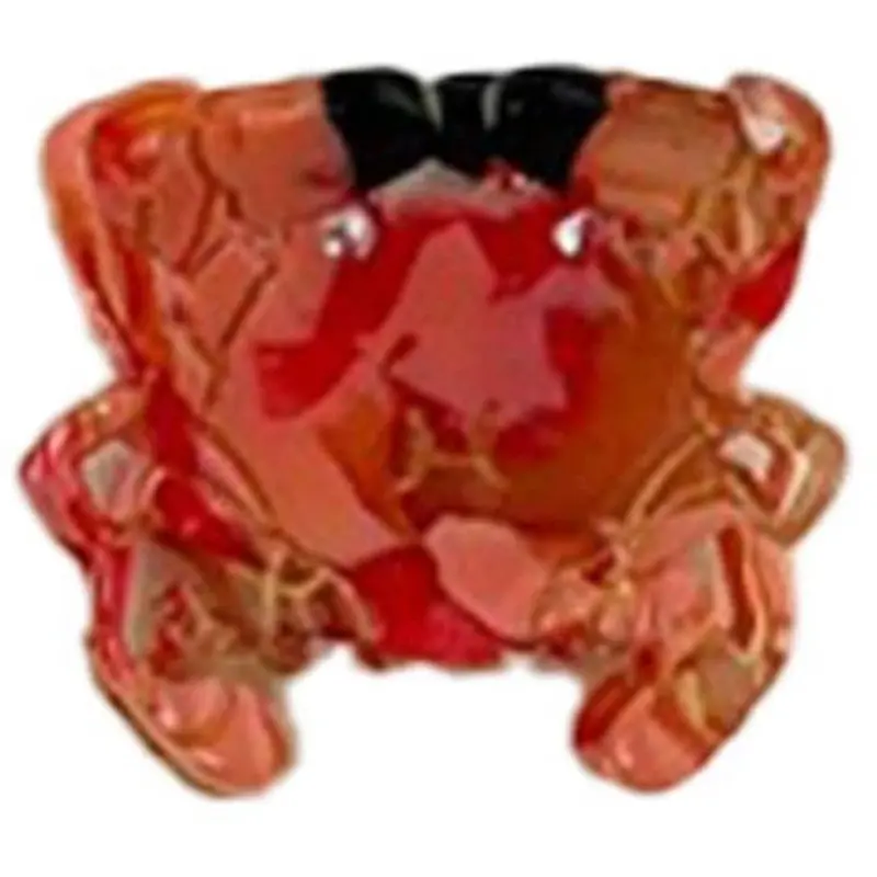 Bow's By Stær Red Mini Krabbe Hårklemme 1