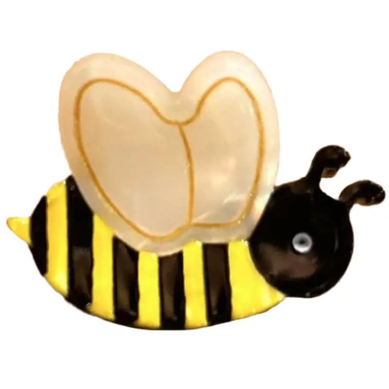 Bow's By Stær Yellow/Black Mini Bi Hårklemme 1
