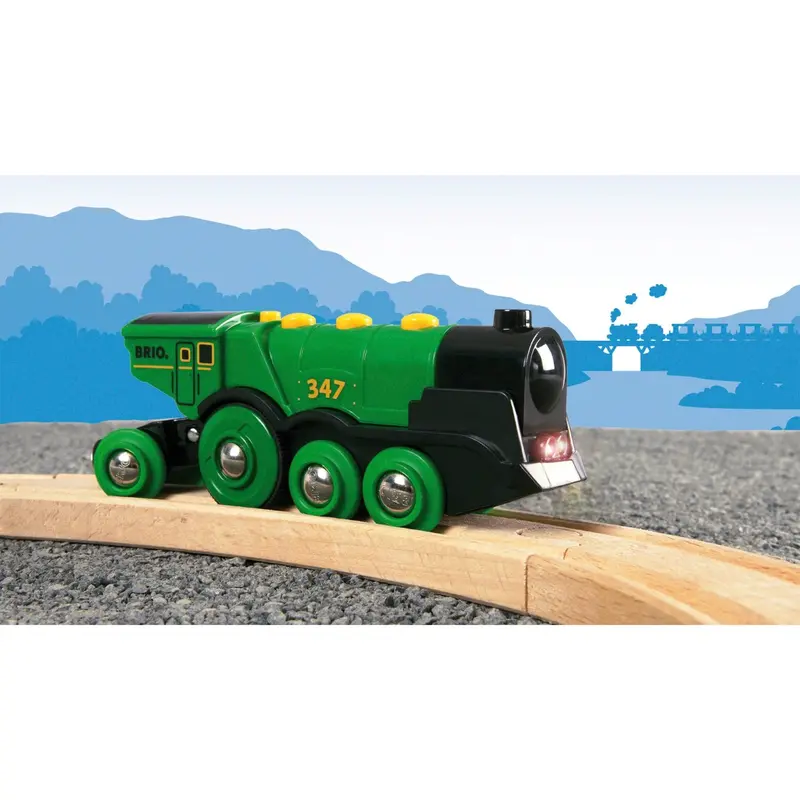 Brio® 33593 Stort, Grønt Lokomotiv, B/O 2
