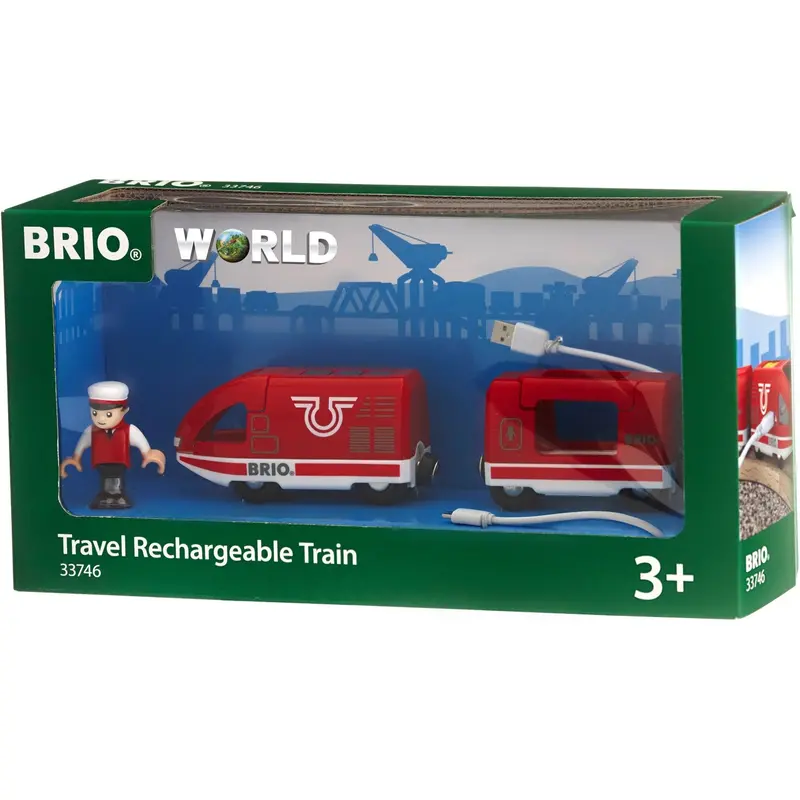Brio® 33746 Genopladeligt Tog Med Usb-Kabel 1