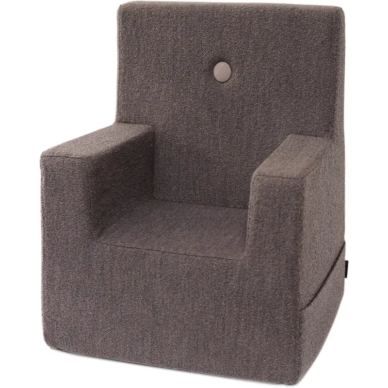 By Klipklap Børnestol Xl Brown Bouclé With Sand Kk Kids Stol Xl 1