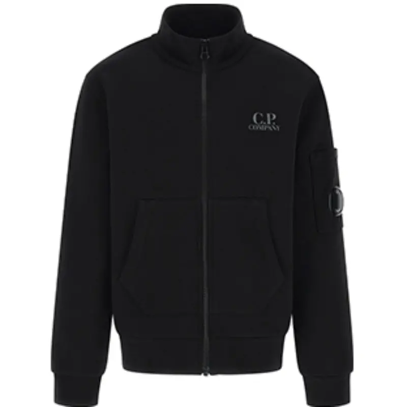 C.P. Company Black Zipped Sweatshirt 1