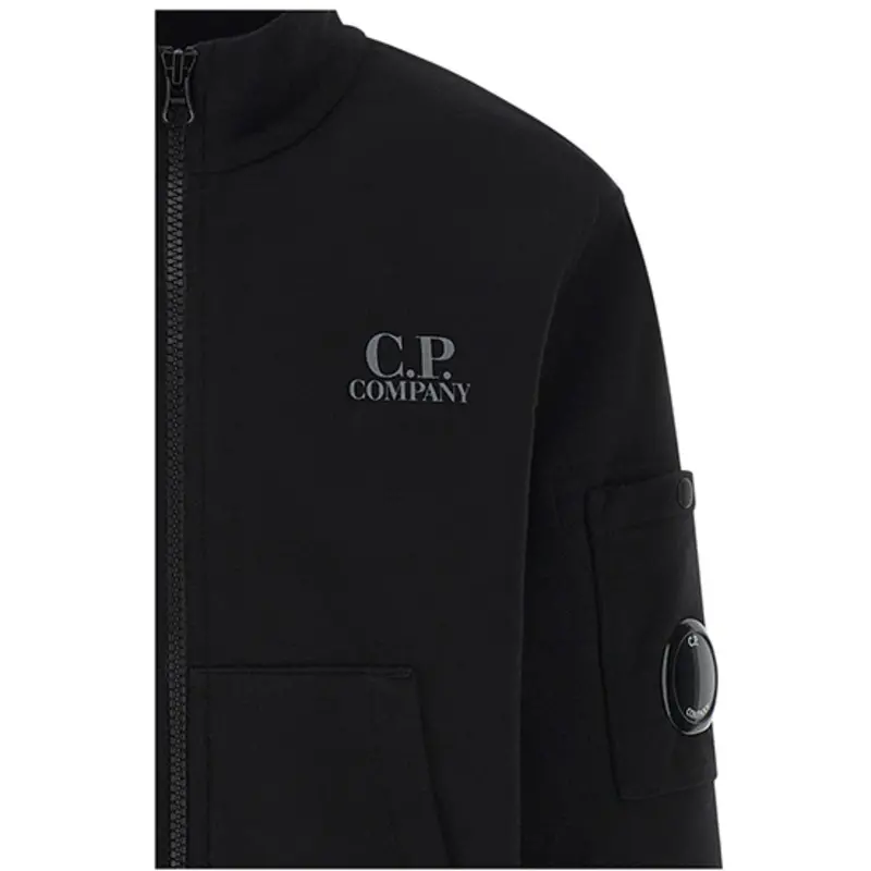 C.P. Company Black Zipped Sweatshirt 2