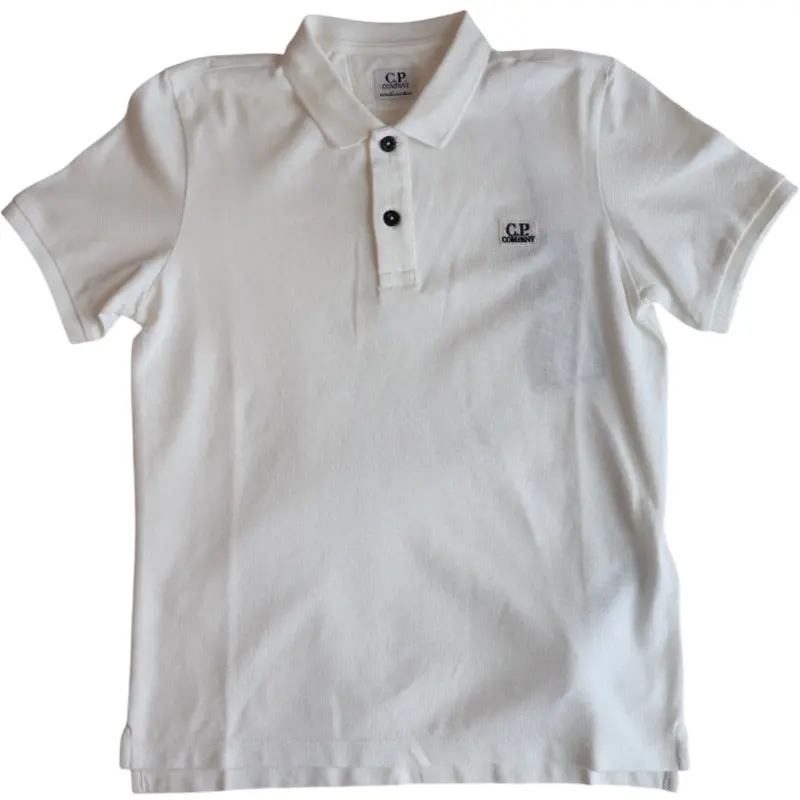 C.P. Company Gauze White Polo Skjorte 1